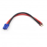 8AWG Length 20cm rubber red black round cable EC5 to T-plug